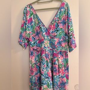 Floral V-Neck Jumpsuit